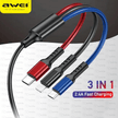 Awei 3 In 1 Multi Charging Cable - TechVibe