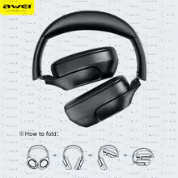 Awei A770Bl Wireless Stereo Headphone (Bluetooth 5.0 + Aux Connection) - TechVibe