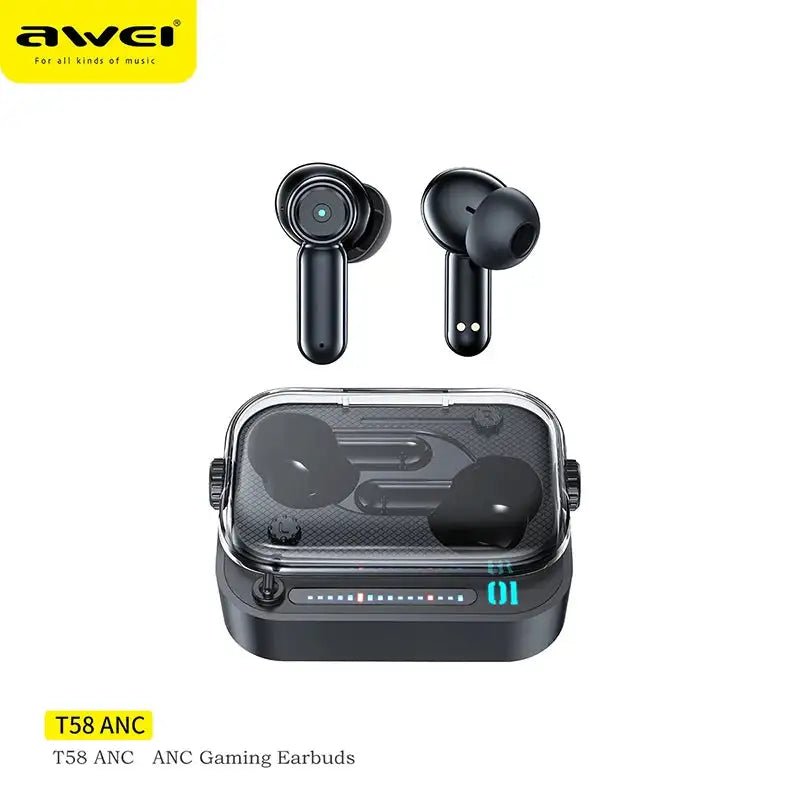 Awei Anc Noise Cancellation Gaming Earbuds - TechVibe