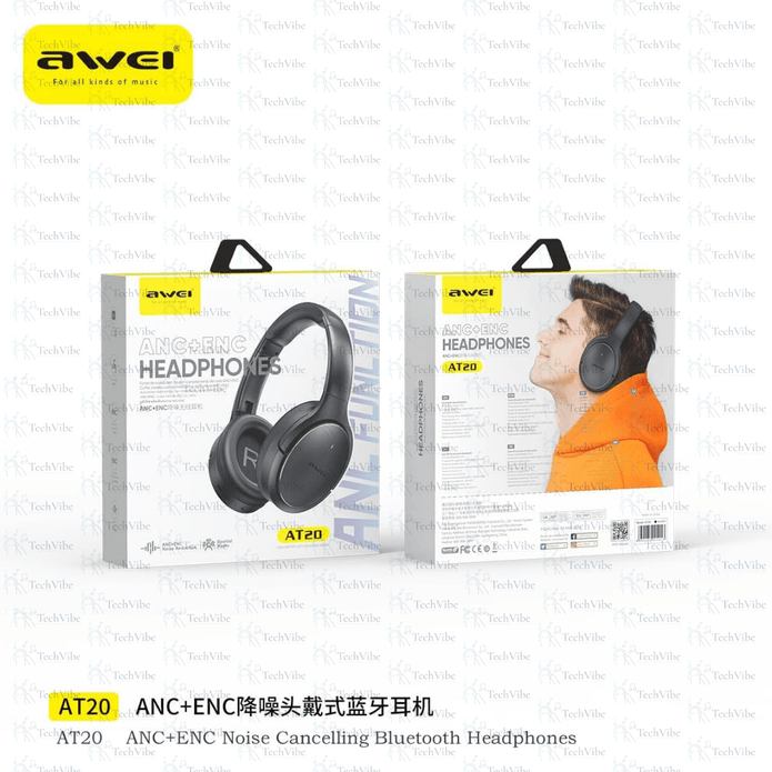 Awei Anc+Enc Headphones - TechVibe