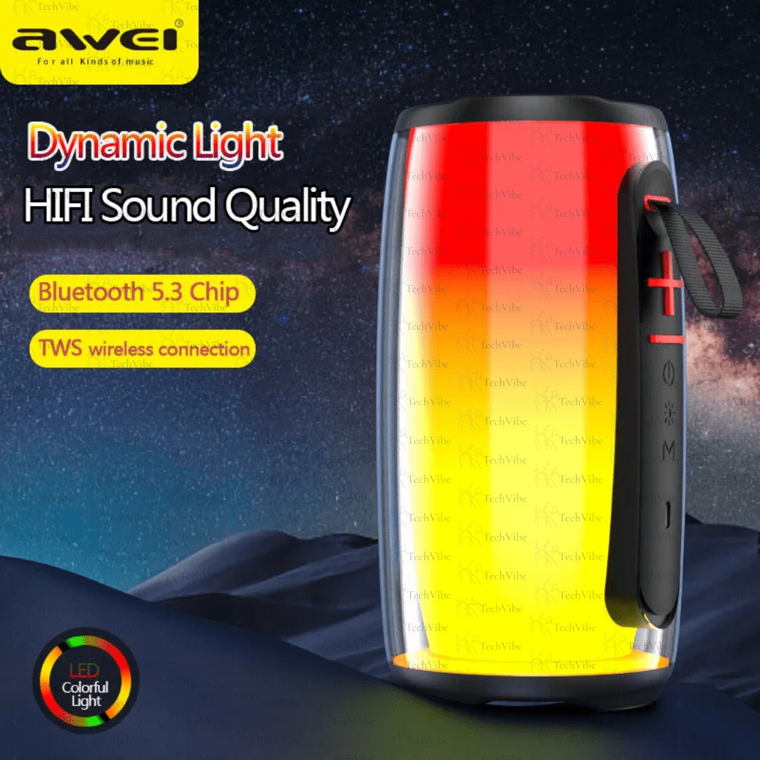Awei Colorful Light Wireless Speaker - TechVibe