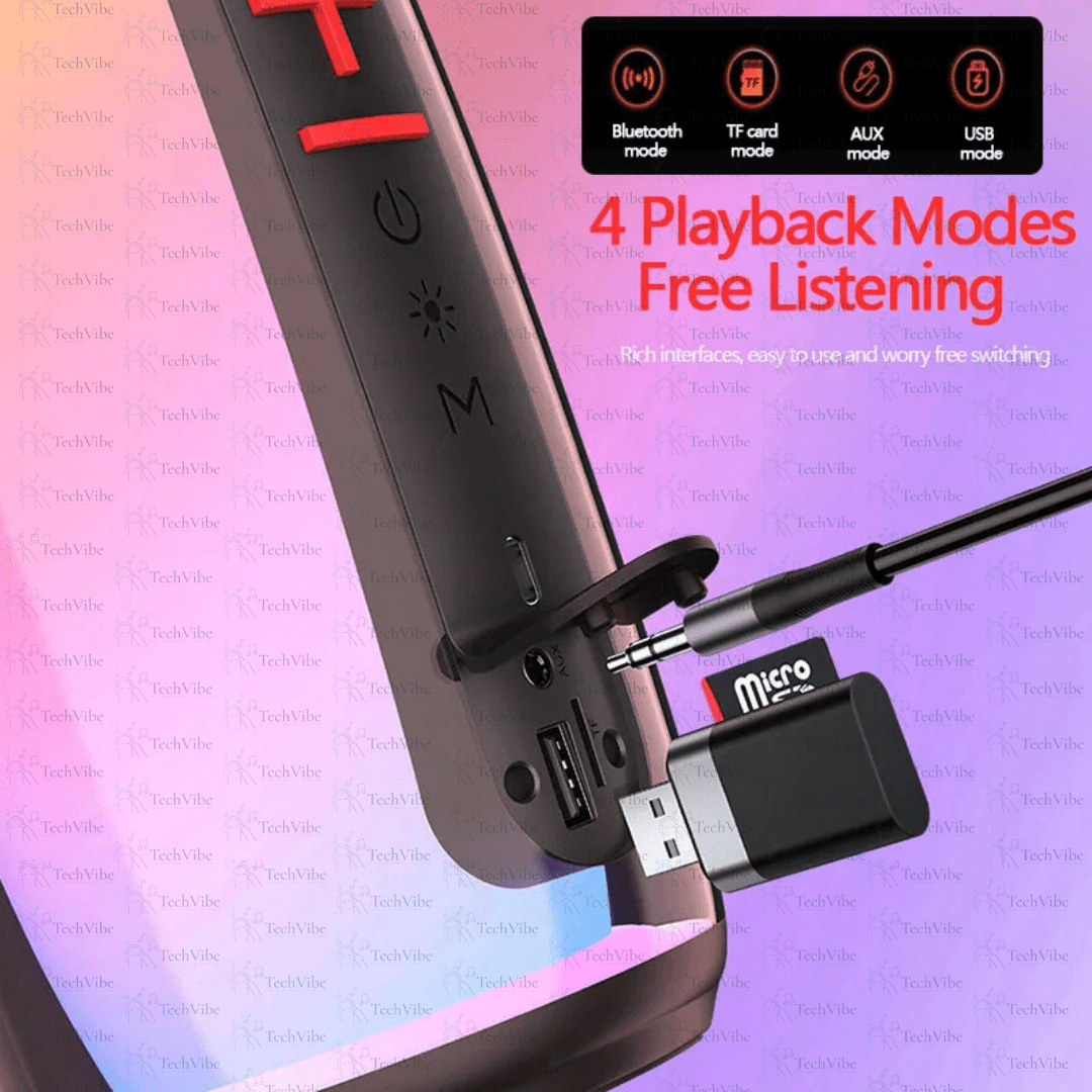 Awei Colorful Light Wireless Speaker - TechVibe