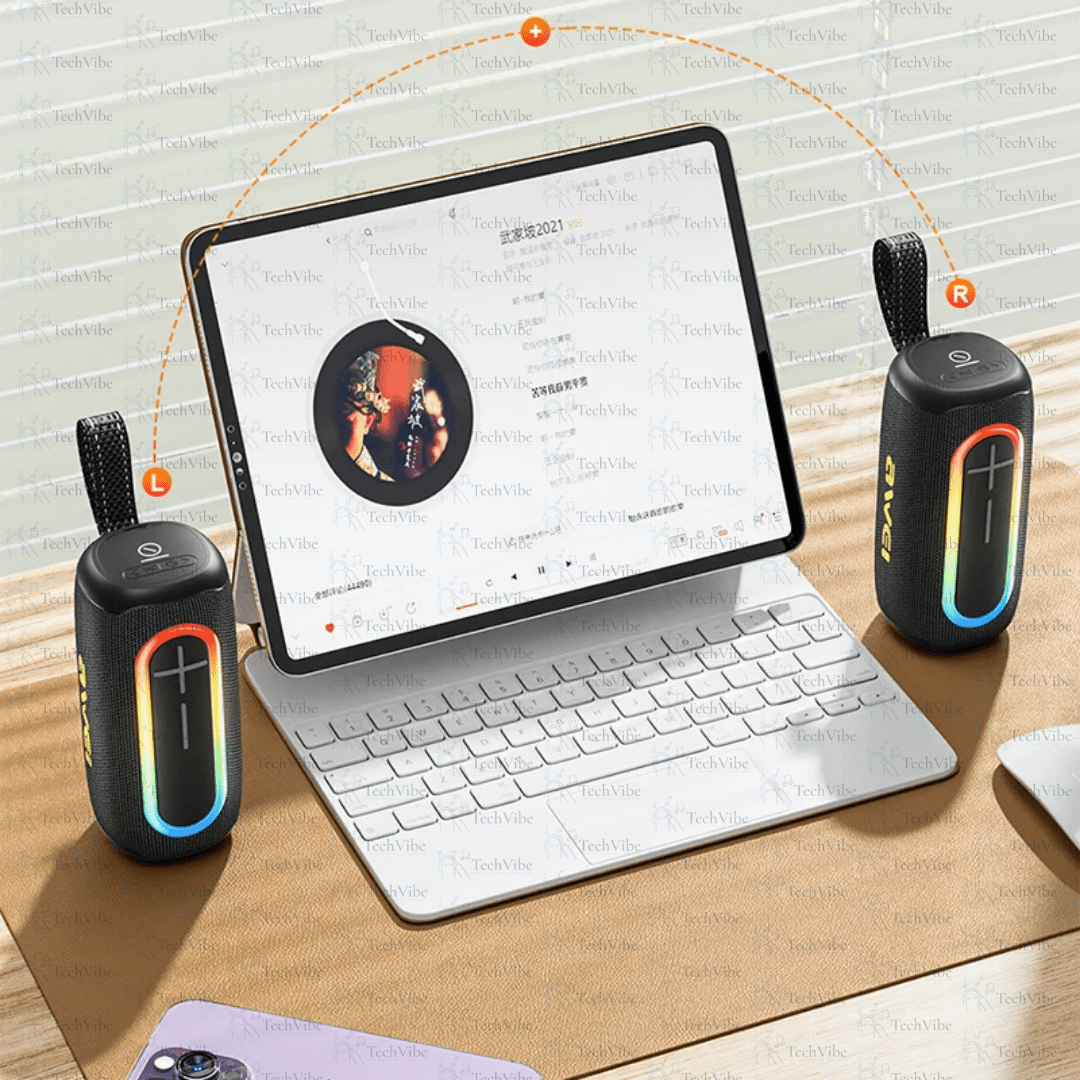 Awei Colourfull Light Wireless Speaker - TechVibe