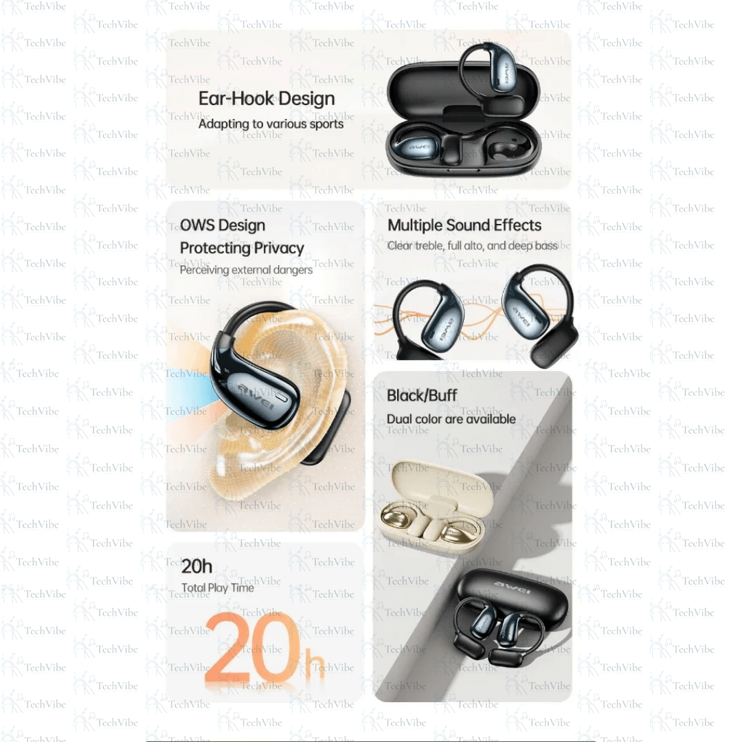 Awei Comfortable To Wear Wireless Earbuds - TechVibe