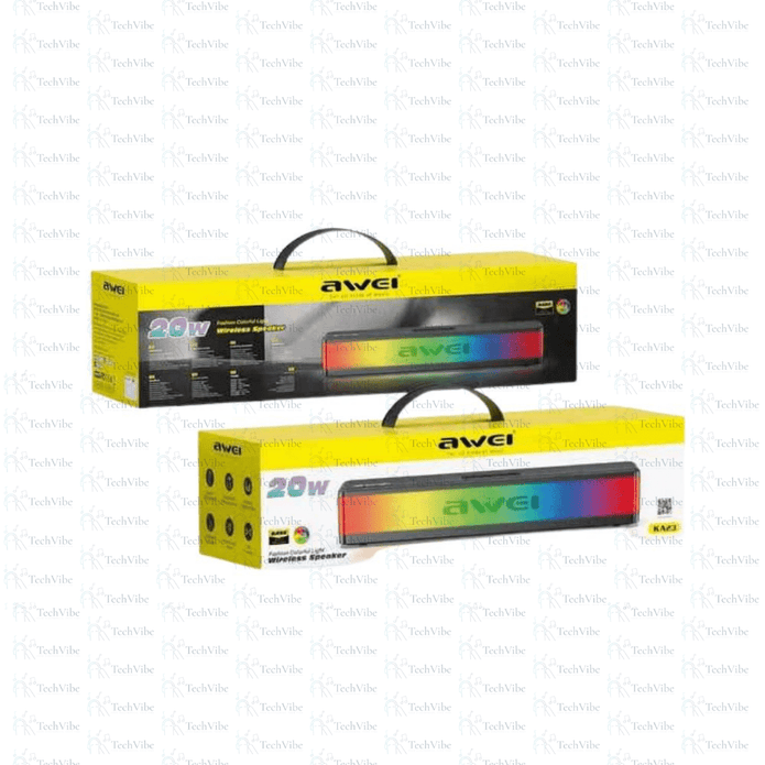 Awei Fashion Colorful Light Wireless Speaker - TechVibe