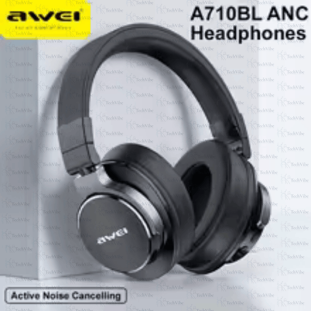 Awei Foldable Anc Function Wireless Headphones - TechVibe
