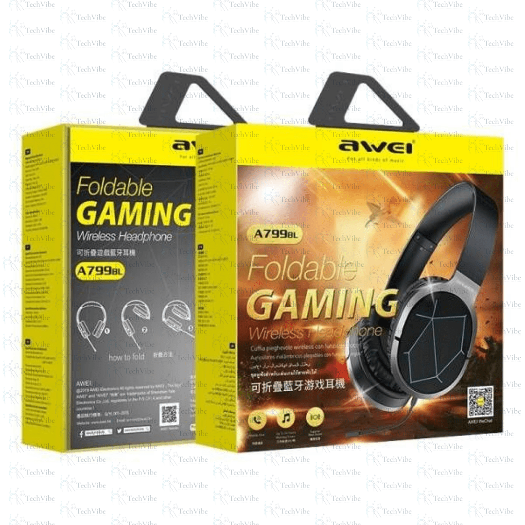 Awei Foldable Gaming Wireless Headphone - TechVibe