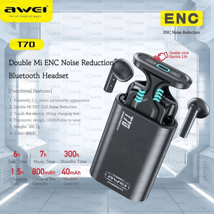 Awei Gaming Earbuds Enc True Wireless - TechVibe
