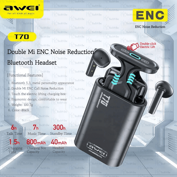 Awei Gaming Earbuds Enc True Wireless - TechVibe