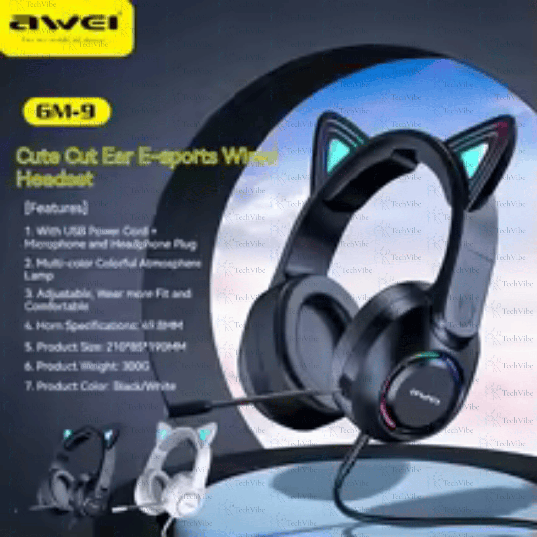 Awei Head - Mounted Game Headset - TechVibe