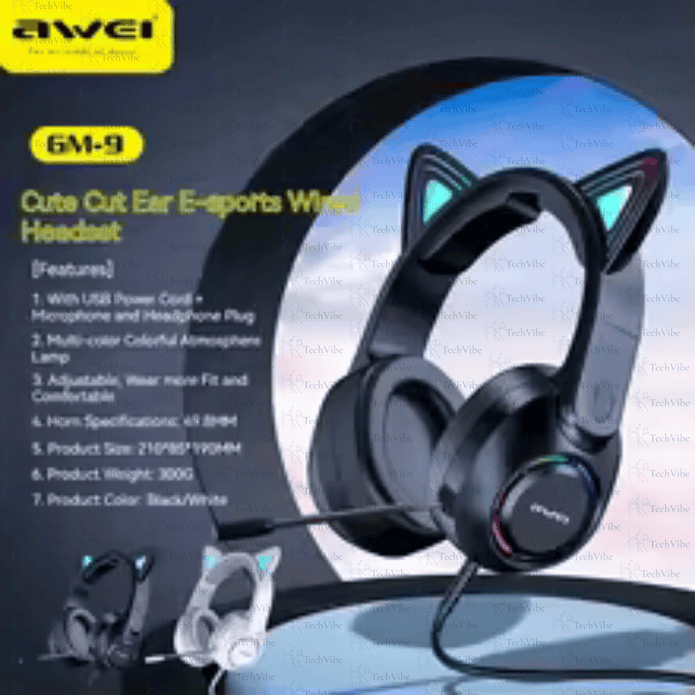 Awei Head - Mounted Game Headset - TechVibe