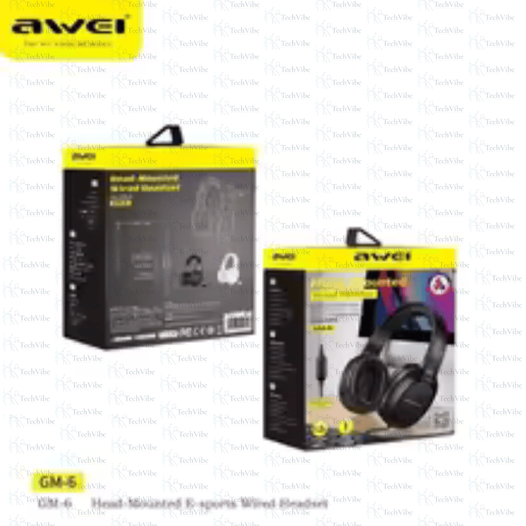 Awei Head Mounted Wired Headset - TechVibe