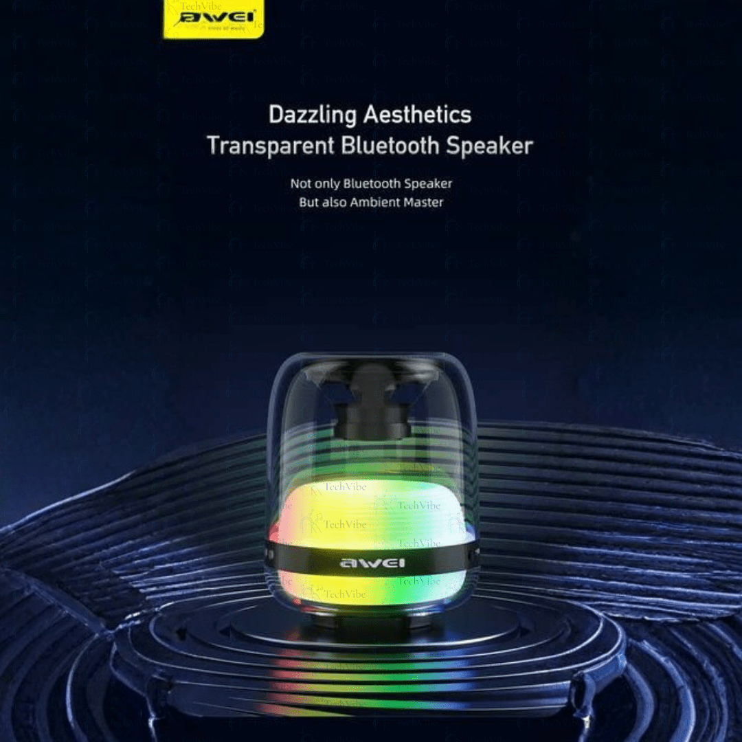 Awei Portable Bluetooth Speaker With Rgb Lights, Ipx4 Waterproofing, And 8W Sound - TechVibe