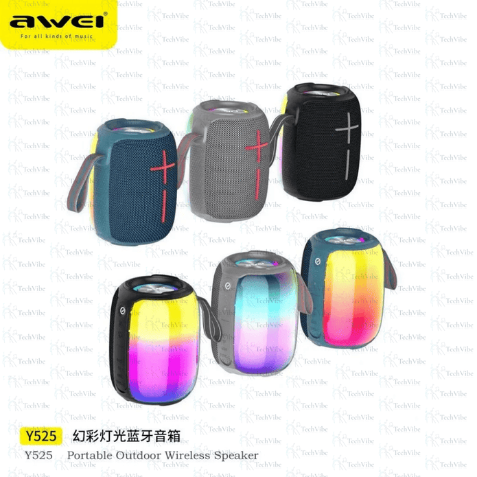Awei Symphony Lights Bluetooth Speaker - TechVibe