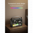 Awei Transparent Colorful Light Wireless Speaker - TechVibe