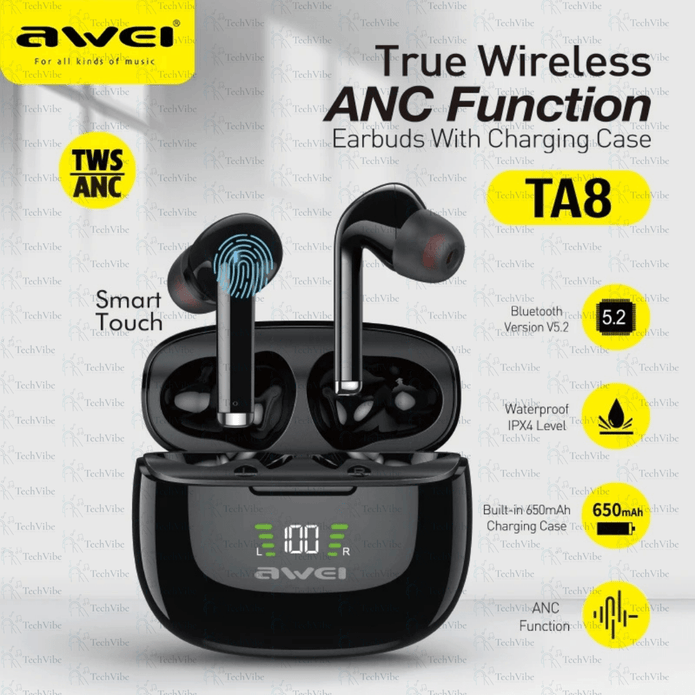 Awei True Wireless Anc Function - TechVibe