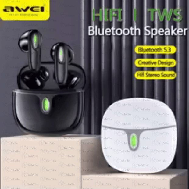 Awei True Wireless Sports Earbuds With Charging Case - TechVibe