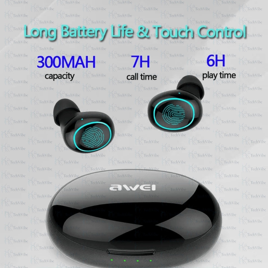 Awei True Wireless Sports Earbuds With Charging Case - TechVibe