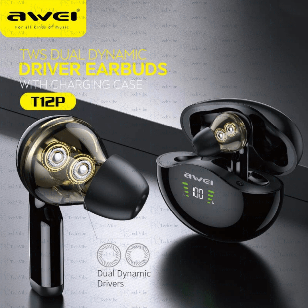 Awei Tws Dual Dynamic Driver Earbuds - TechVibe