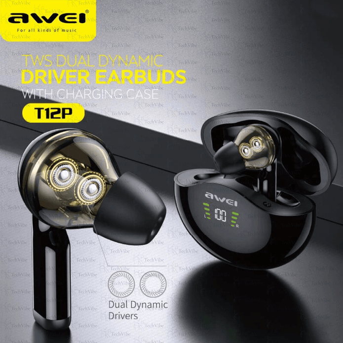 Awei Tws Dual Dynamic Driver Earbuds - TechVibe