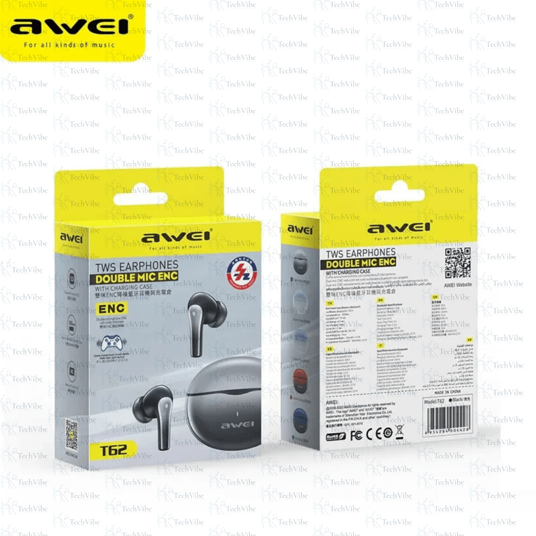 Awei Tws Earphones Double Mic Enc - TechVibe