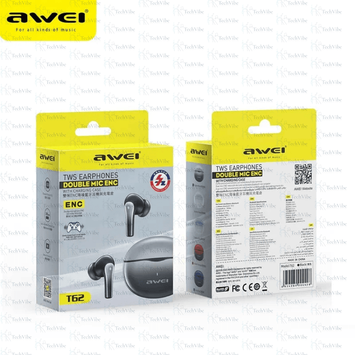 Awei Tws Earphones Double Mic Enc - TechVibe