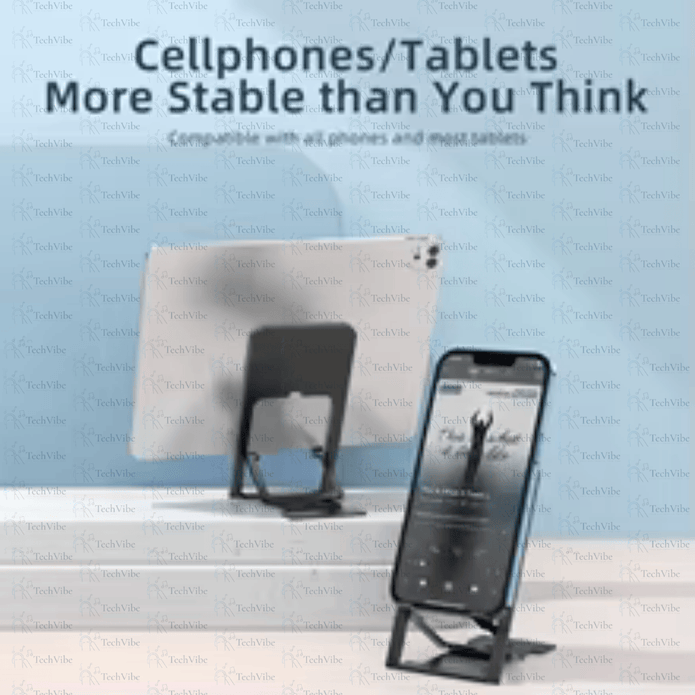 Awei Ultra - Thin Folding Desktop Bracket - TechVibe