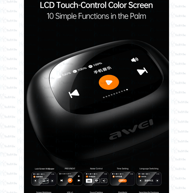 Awei Uv Disinfection Wireless Earbuds - TechVibe