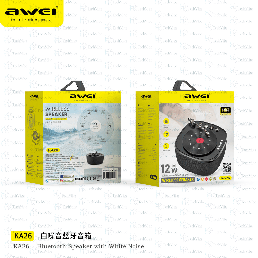 Awei White Noise Sleep Sound Wireless Speaker - TechVibe