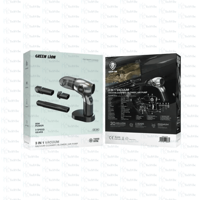 Green Lion 3 In 1 Vacuum Blower - TechVibe