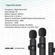 Green Lion 3 In 1 Wireless Microphone - Black - TechVibe