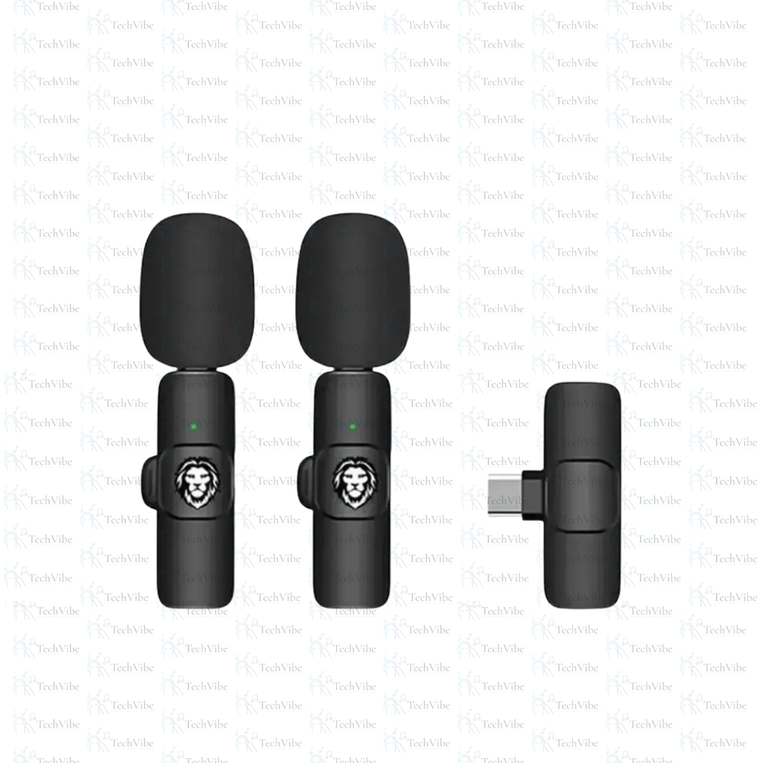 Green Lion 3 In 1 Wireless Microphone - Black - TechVibe