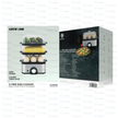 Green Lion 3 - Tier Egg Cooker | Vegetable Steamer 500W - TechVibe