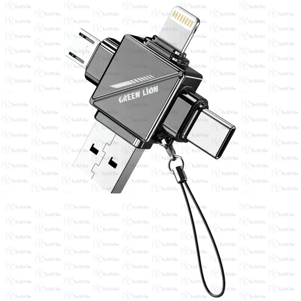 Green Lion 4 in 1 TF Card Reader - TechVibe