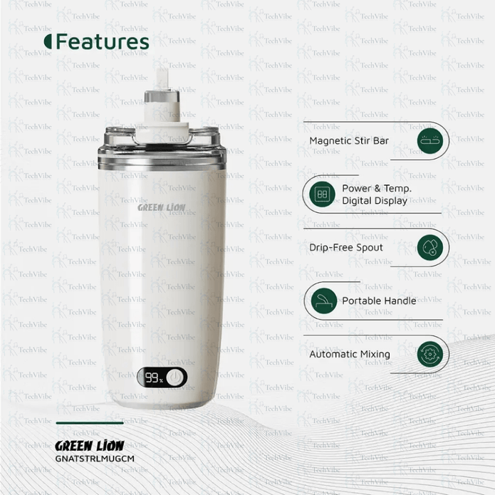 Green Lion Auto - Stirring Mug 350mL - TechVibe
