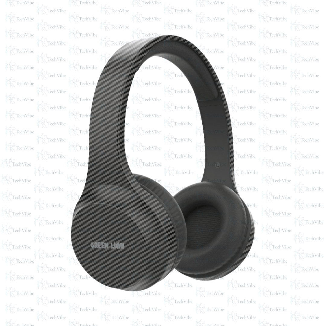 Green Lion Carbon Beat Headphone - Black - TechVibe