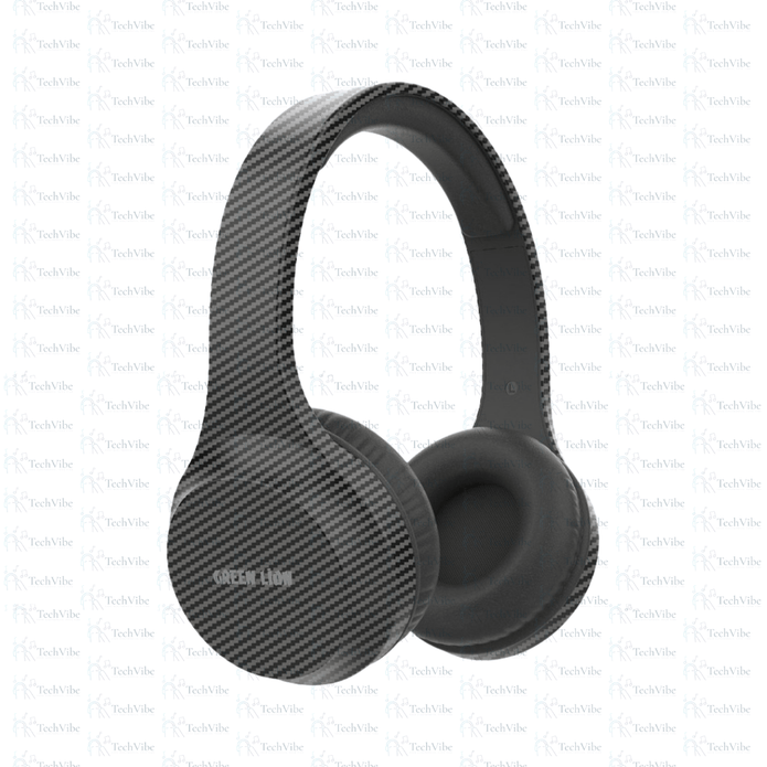 Green Lion Carbon Beat Headphone - Black - TechVibe