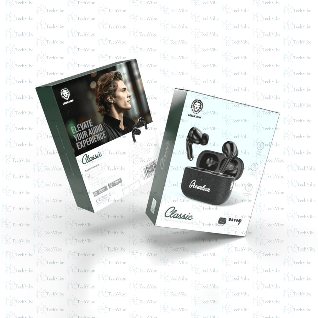 Green Lion Classic Tws Earbuds Black - TechVibe
