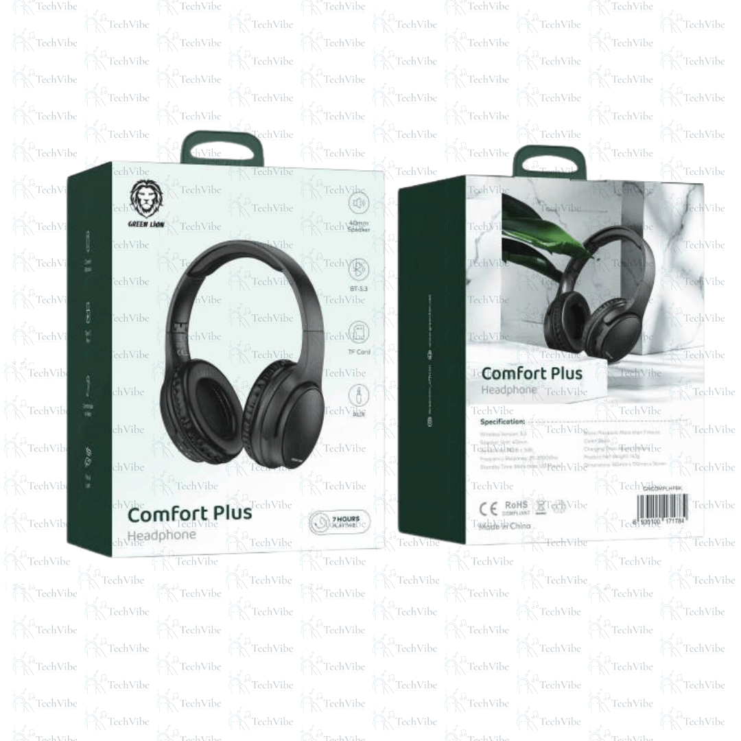 Green Lion Comfort Plus Headphone - TechVibe