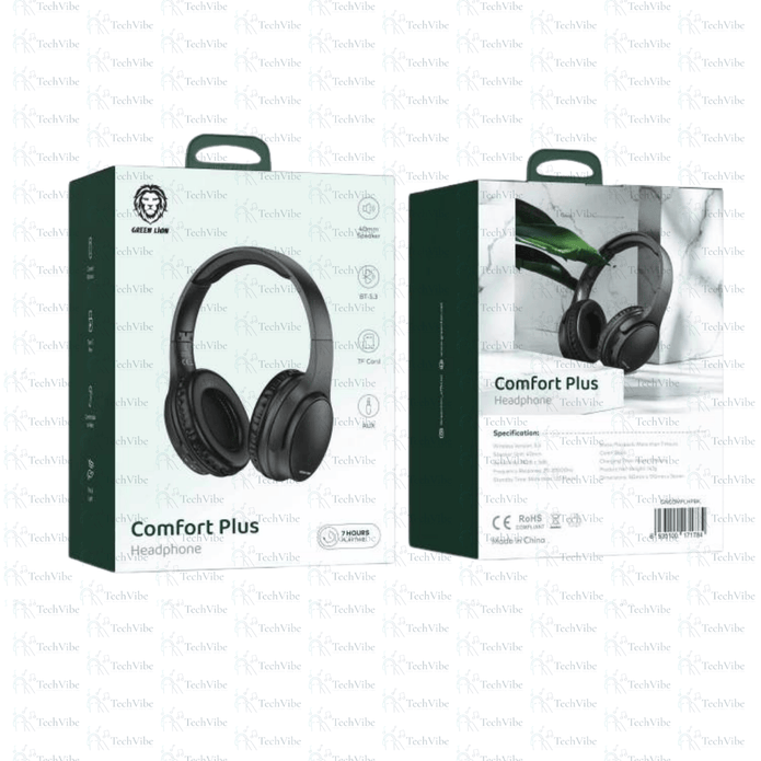 Green Lion Comfort Plus Headphone - TechVibe