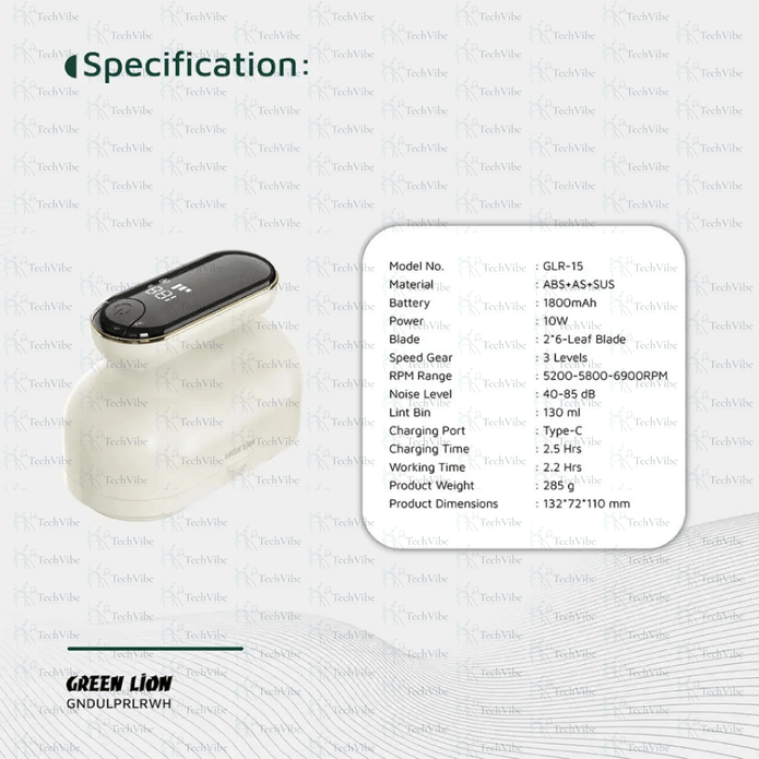 Green Lion DualPro Digital Fabric Remover - TechVibe