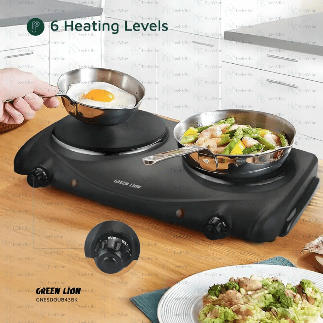 Green Lion Electric Stove Double Hot Plate - TechVibe