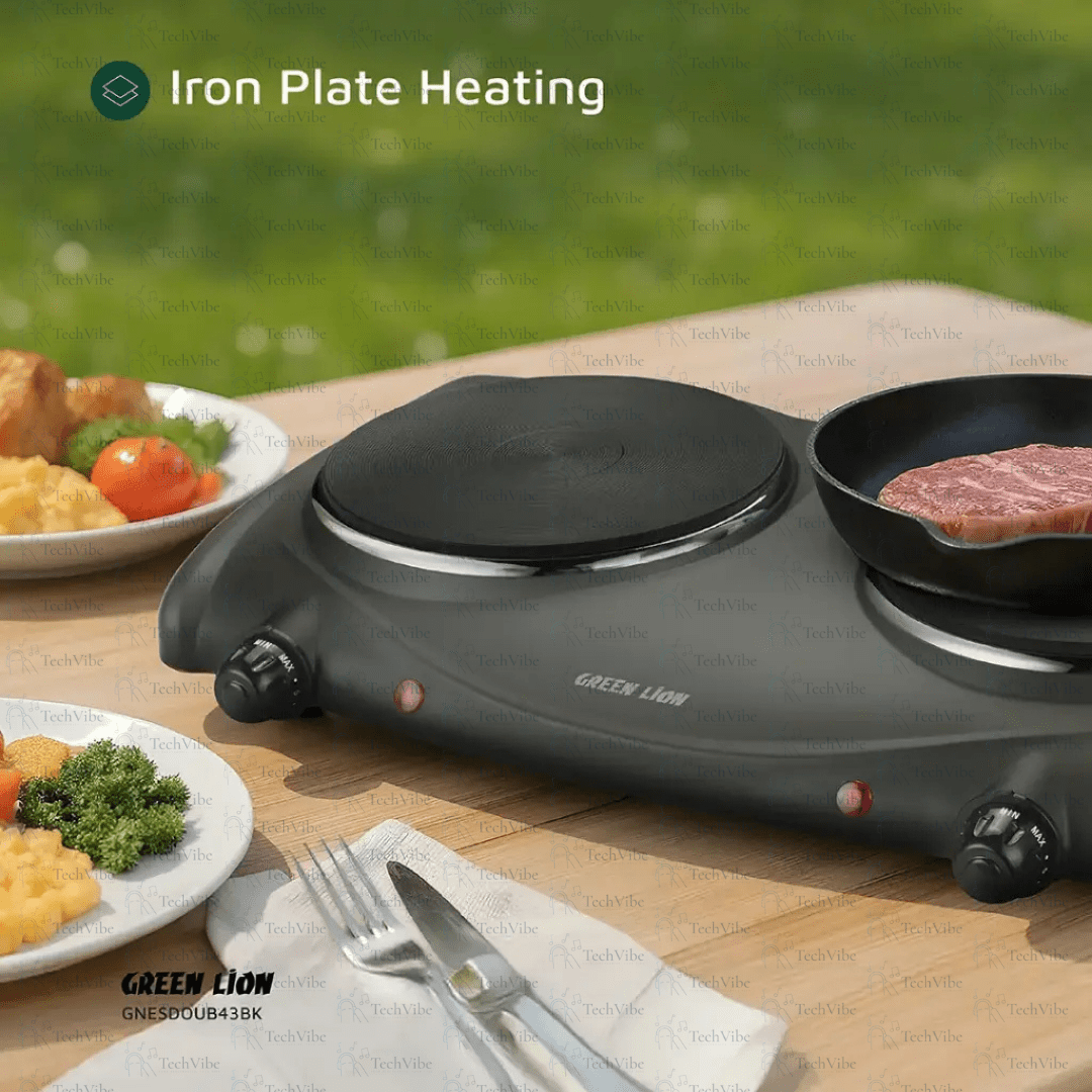 Green Lion Electric Stove Double Hot Plate - TechVibe