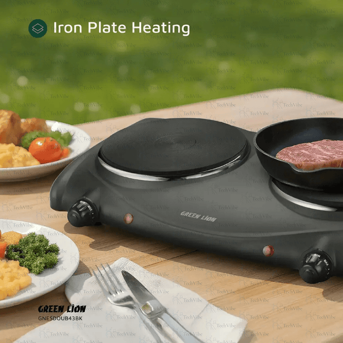 Green Lion Electric Stove Double Hot Plate - TechVibe