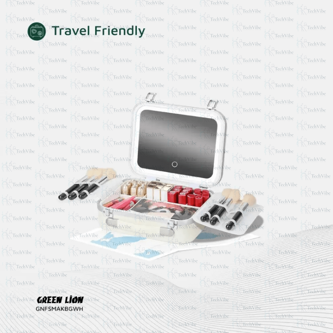 Green Lion Fest Makeup Bag - TechVibe