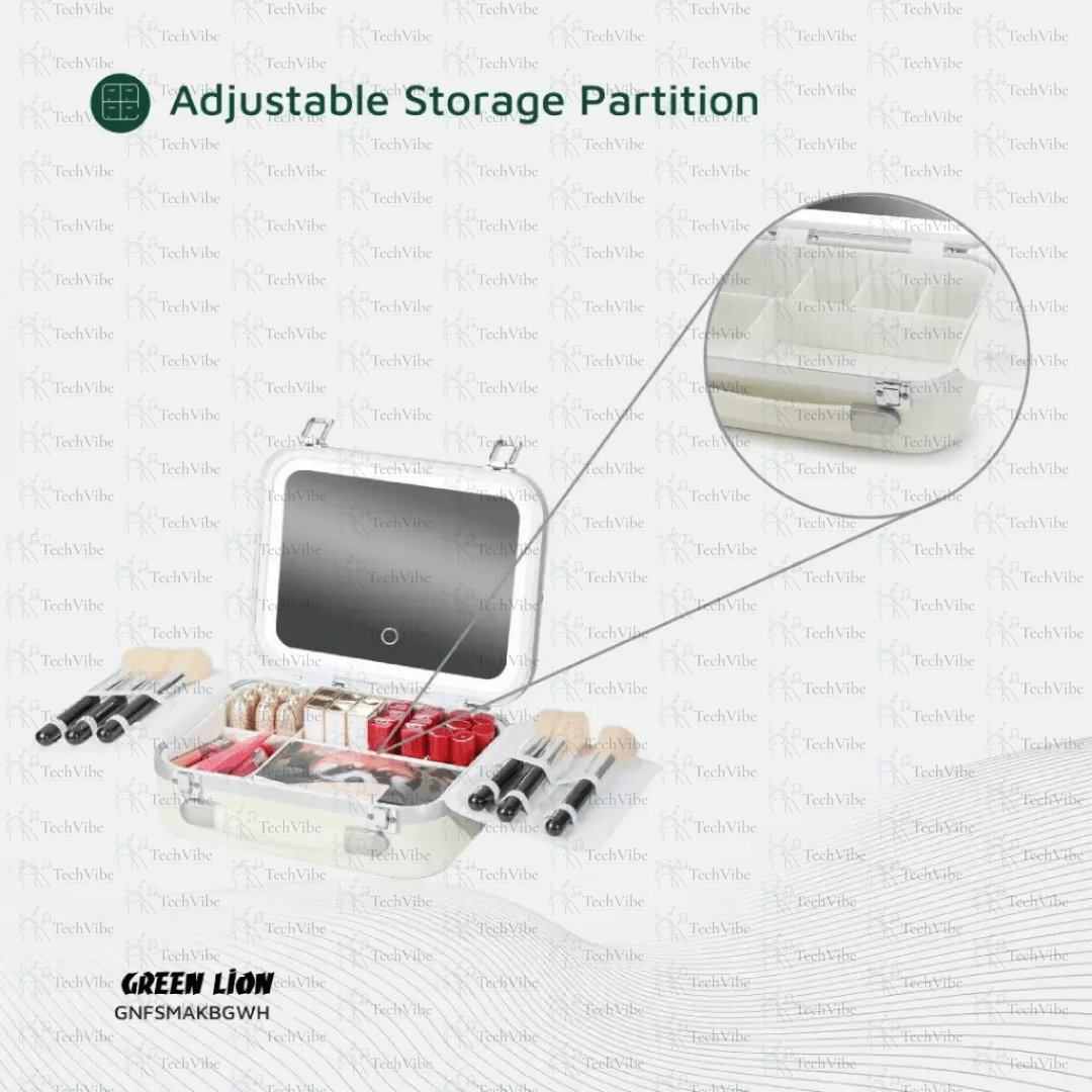 Green Lion Fest Makeup Bag - TechVibe