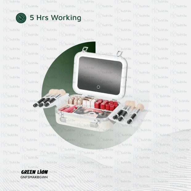 Green Lion Fest Makeup Bag - TechVibe