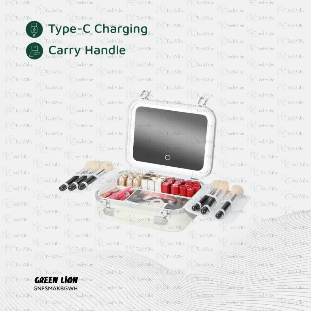 Green Lion Fest Makeup Bag - TechVibe