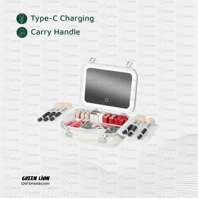 Green Lion Fest Makeup Bag - TechVibe