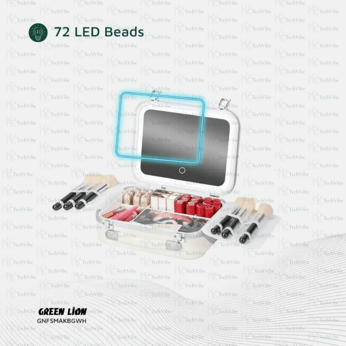 Green Lion Fest Makeup Bag - TechVibe